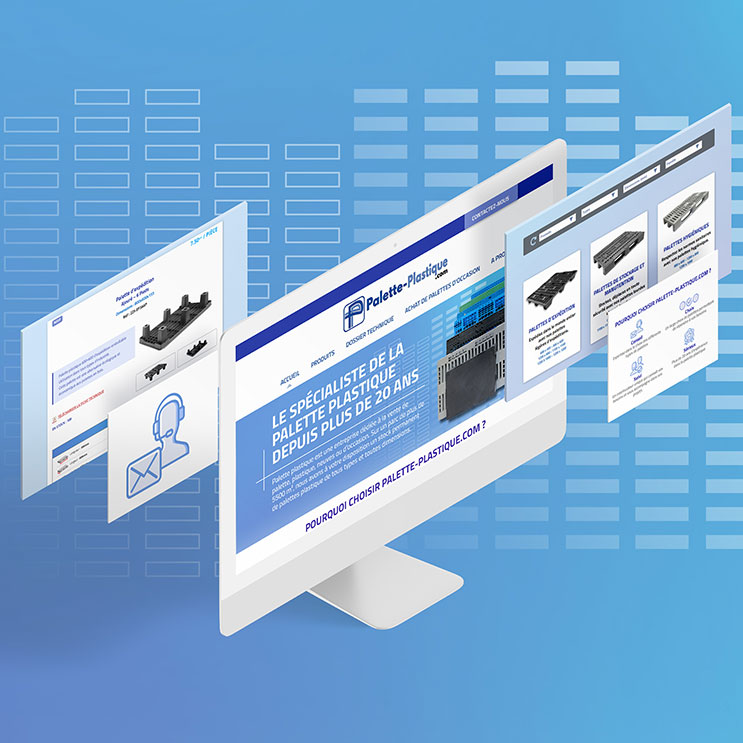 Création du site Internet Palette-plastique.com