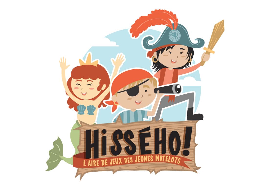 Logo Hissého! - création logo par graphiste à Saint Mitre les Remparts