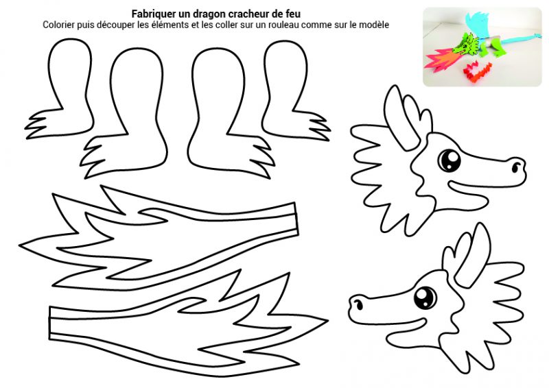 Comment Fabriquer Un Dragon En Papier Fabriquer un dragon cracheur de feu - Activités manuelles pour les enfants