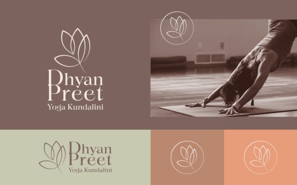 Création logo charte graphique Yoga