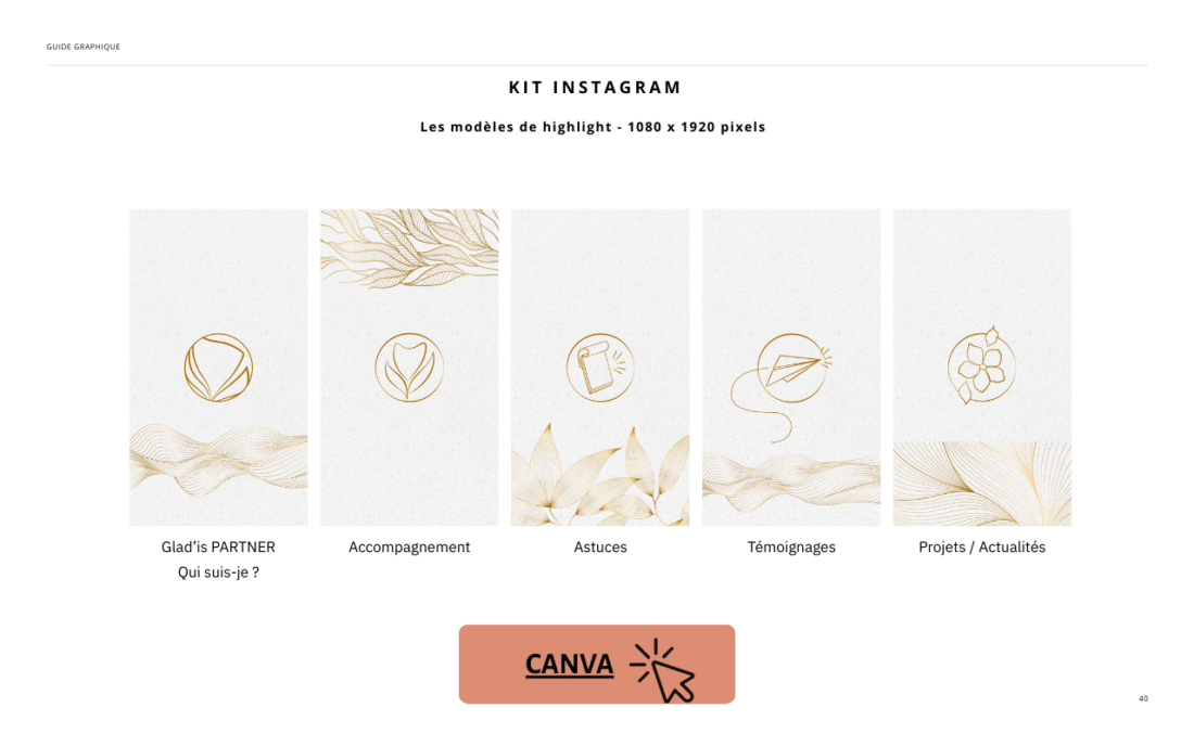 Charte graphique Glad is PARTNER - OBM 