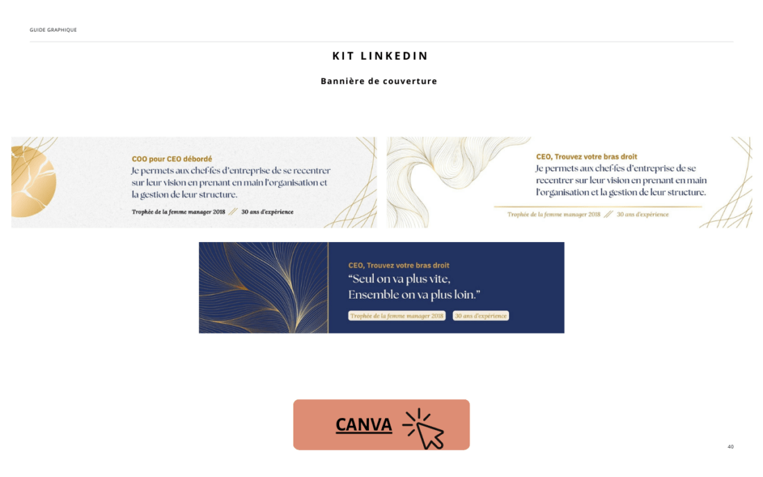 Charte graphique Glad is PARTNER - OBM 